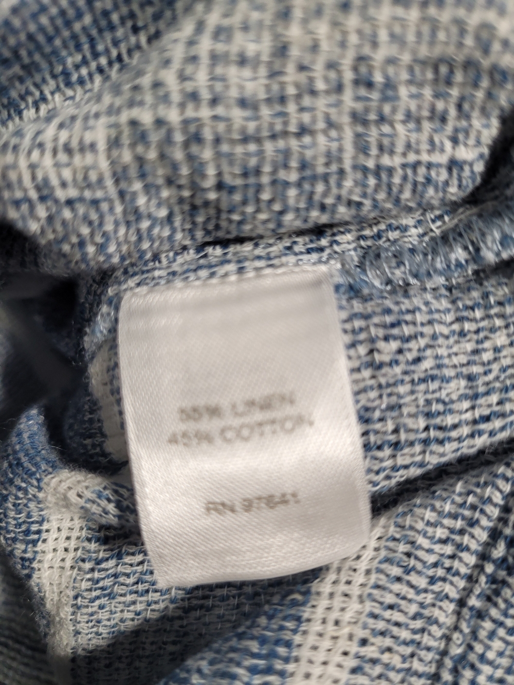 Light Blue Striped Women's Pullover Top - Picture 4 of 4